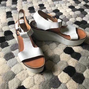 A Détacher White Somerville T-Strap Platform from Runway S/S 2014